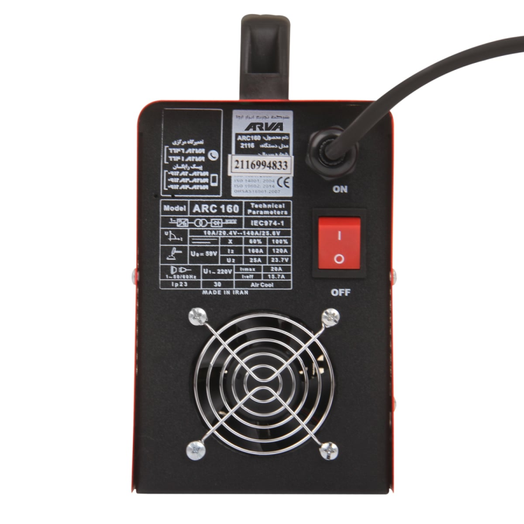 اینورتر جوشکاری ۱۶۰ آمپر مدل ۲۱۱۶ ( خانگی )