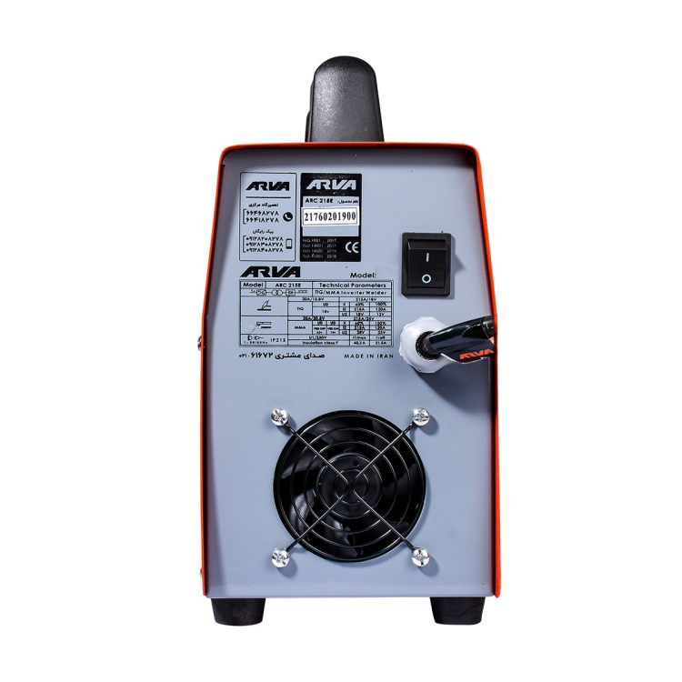 اینورتر جوشکاری ARC ۲۱۵E مدل ۲۱۷۶ (دو ولوم)