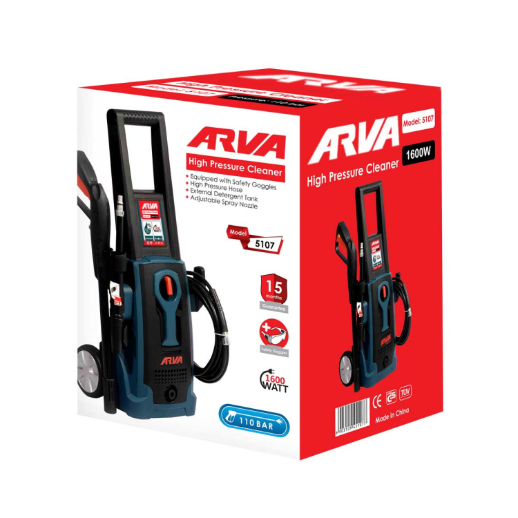 کارواش خانگی ۱۱۰ بار ذغالی مدل ۵۱۰۷