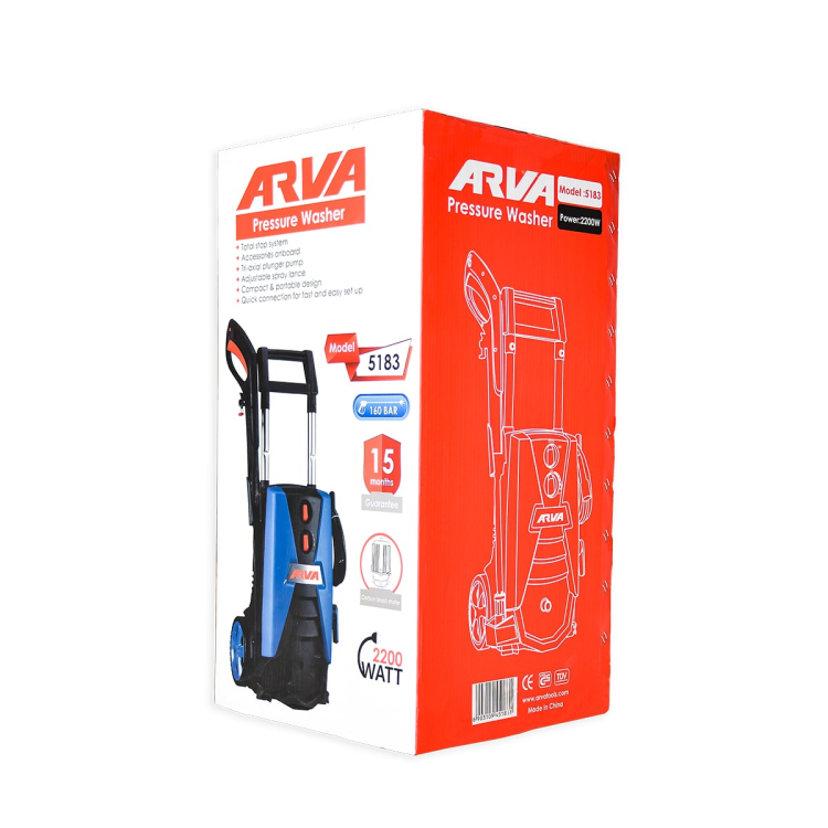 کارواش خانگی ۱۶۰ بار ذغالی مدل ۵۱۸۳