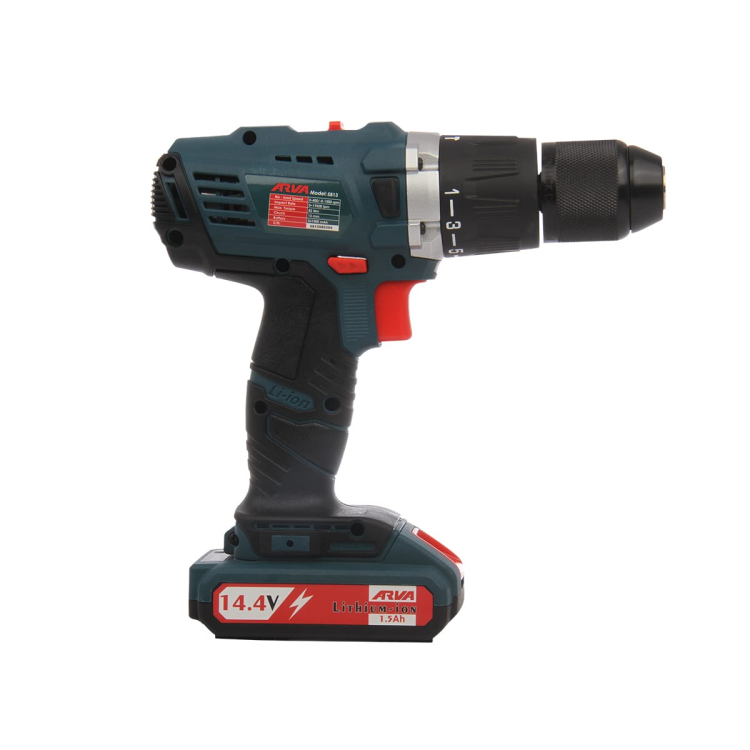 دریل پیچ گوشتی شارژی چکشی ۱۴.۴ ولت مدل ۵۸۱۳