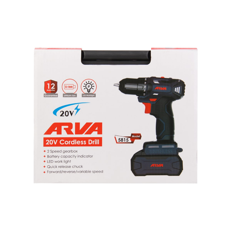 دریل پیچ گوشتی شارژی براشلس ۲۰ ولت مدل ۵۸۱۵