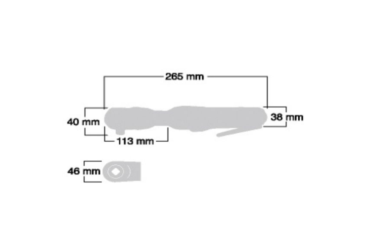 جغجغه بادی شینانو 1/2 اینچ مدل SI-1320A
