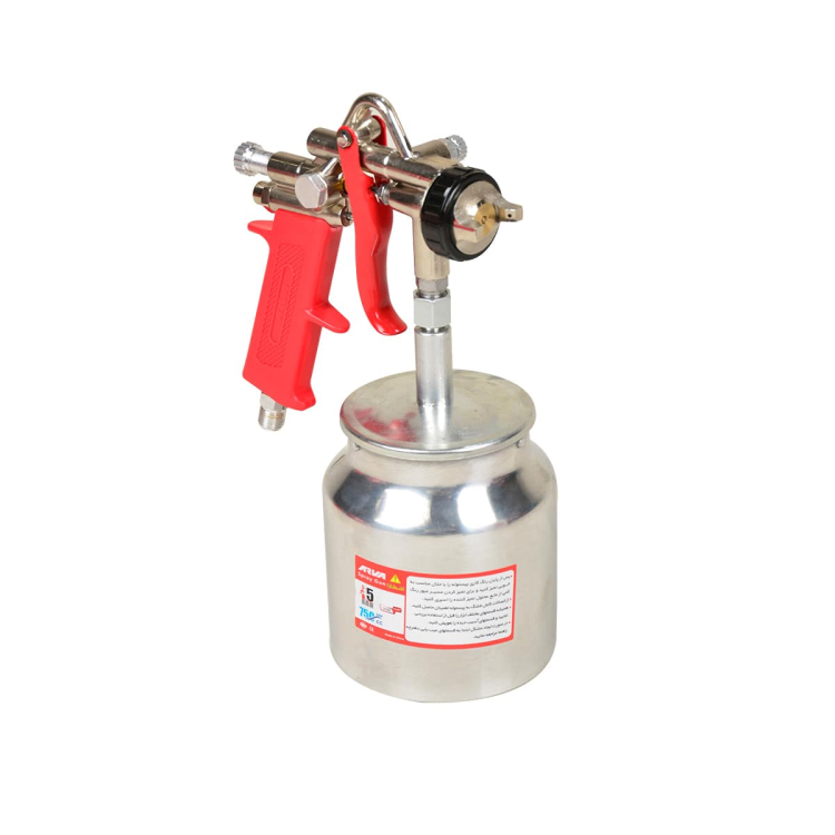 پیستوله رنگ پاش کاسه زیر مدل ۳۱۰۲ آروا