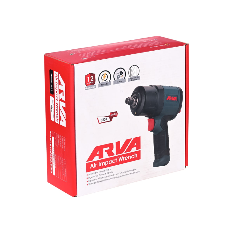 بکس بادی ۱.۲ اینچ دو چکشه مدل ۳۲۳۱ آروا