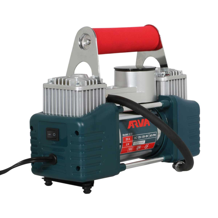 کمپرسور باد فندکی دو سیلندر مدل ۵۱۳۱ آروا