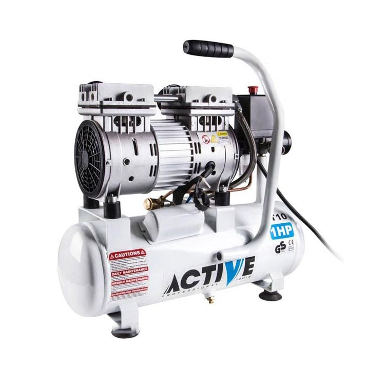 کمپرسور باد اکتیو سایلنت 10 لیتری دو سیلندر مدل AC-1310SP