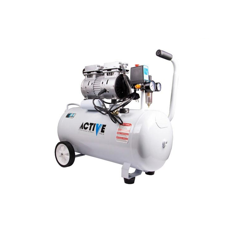 کمپرسور باد اکتیو سایلنت 50 لیتری دو سیلندر مدل AC-1350SN