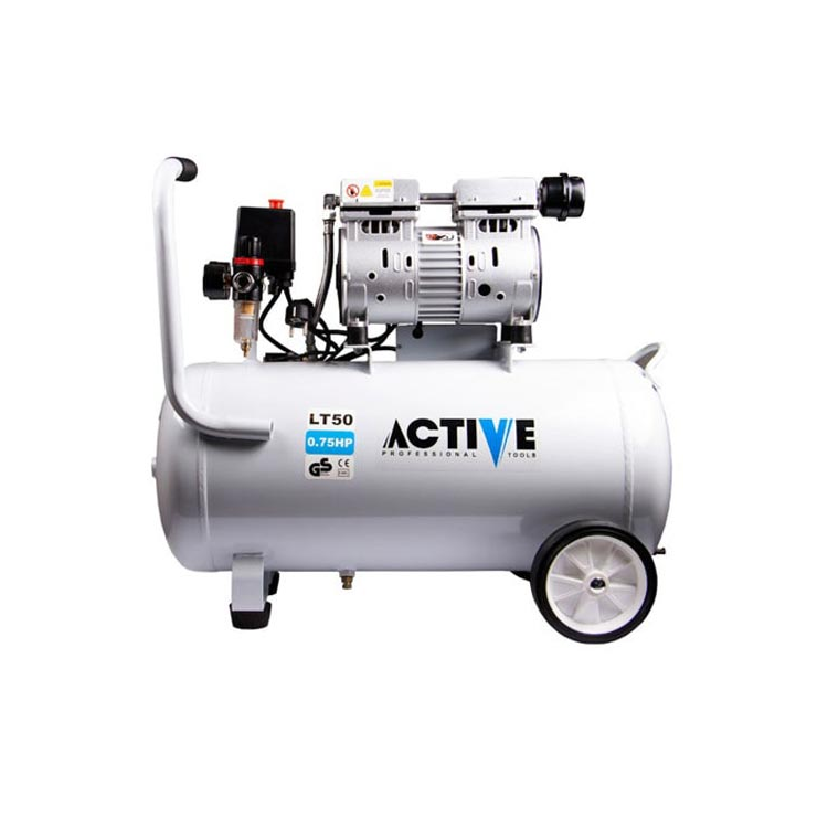 کمپرسور باد اکتیو سایلنت 50 لیتری دو سیلندر مدل AC-1350SN