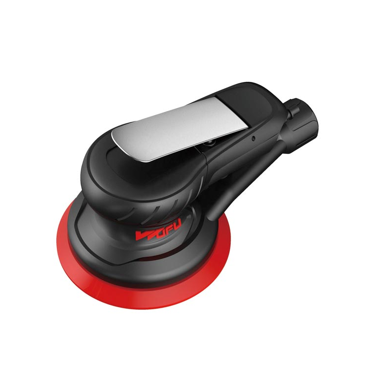 سنباده بادی لرزان ووفو وکیوم دار با لوازم 5 اینچ صنعتی مدل WFS-3738