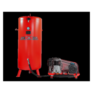 کمپرسور باد 650 لیتری مفیدی با مخزن 500 لیتری شاسی جدا مخزن ایستاده