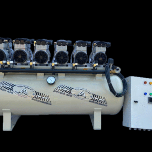 کمپرسور 900 لیتری بدون روغن مفیدی با مخزن 500 لیتری