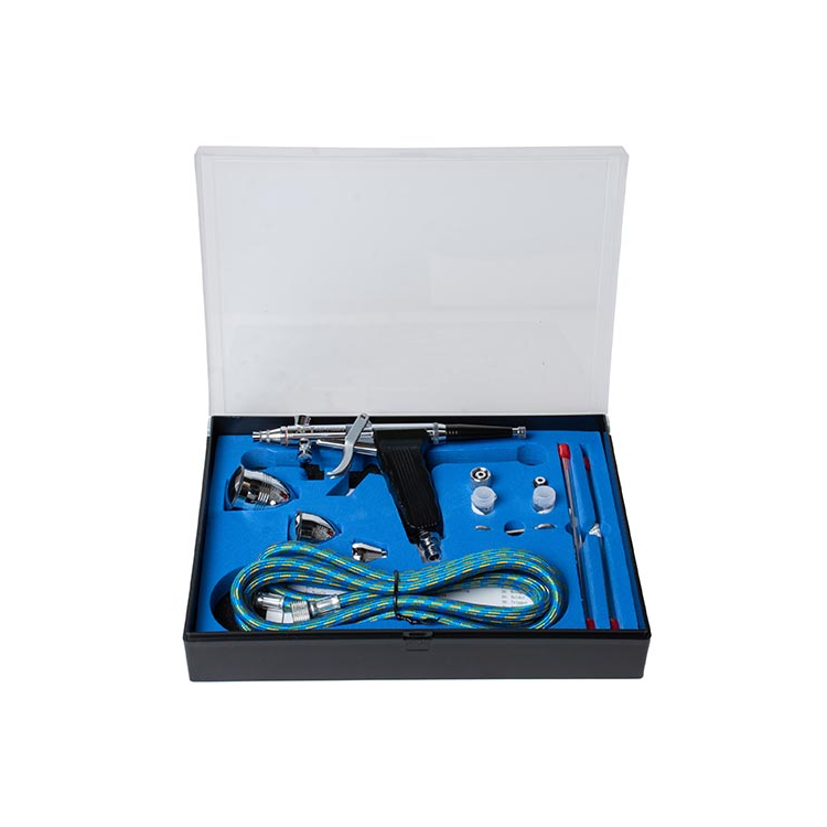 کیت ایربراش تفنگی دو تنظیم با لوازم مدل AT-116CK