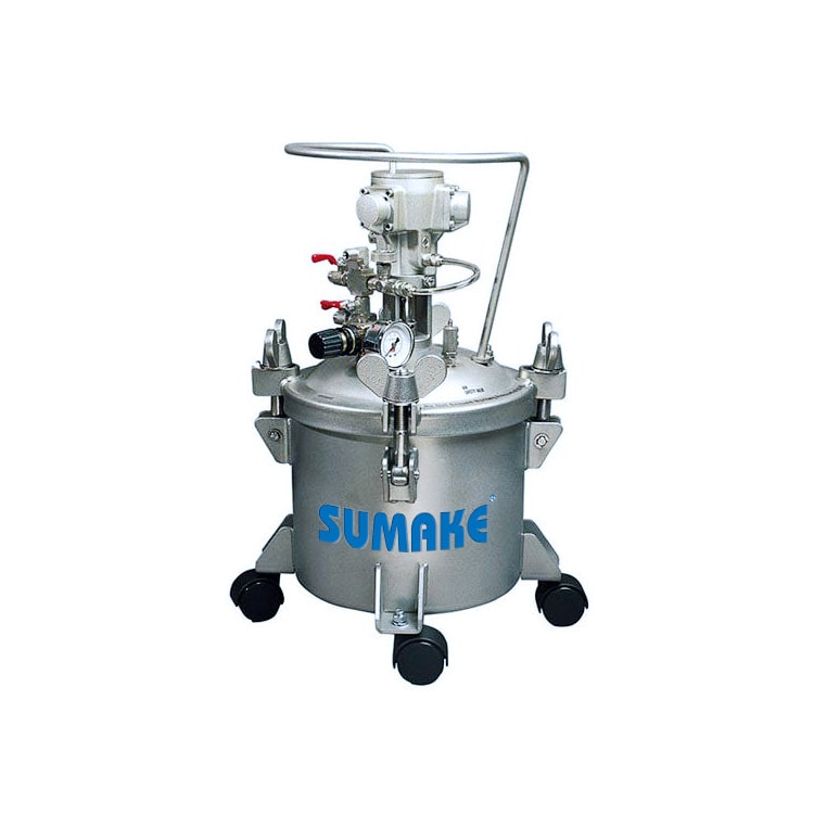 مخزن رنگ بادی سوماک استیل 10 لیتری مدل AT-10ASS