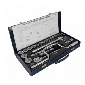 مجموعه 24 عددی آچار بکس مستر تولز مدل BM424-6PD