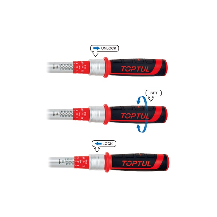 آچار ترکمتر تقه ای 1/2 اینچ تاپ تول 350-70 نیوتن مدل ANBV1635