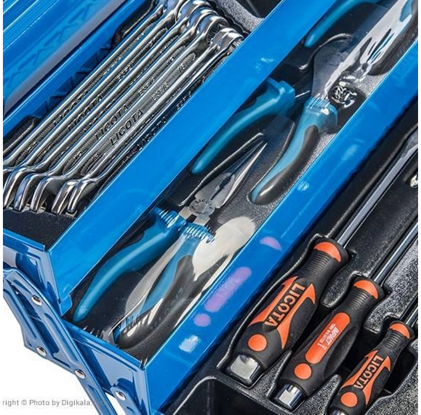 مجموعه 58 عددی جعبه ابزار لیکوتا مدل AHB-533K01