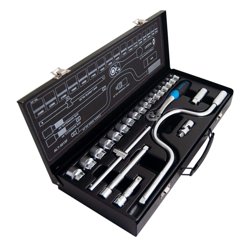 جعبه بکس 24 پارچه لیکوتا درایو 3/8 اینچ مدل ALT-5015F