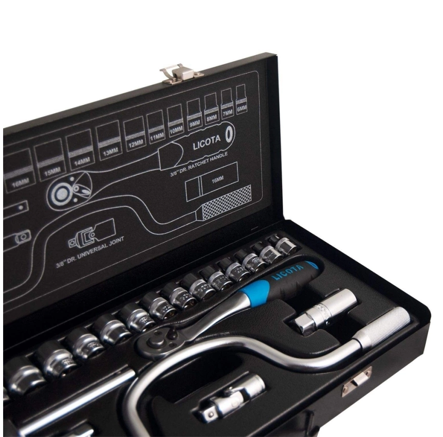 جعبه بکس 24 پارچه لیکوتا درایو 3/8 اینچ مدل ALT-5015F