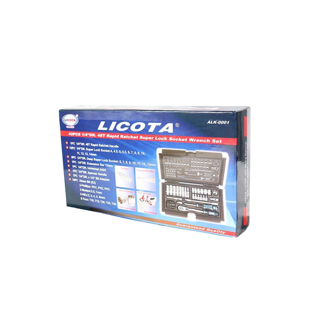 جعبه بکس 42 پارچه لیکوتا مدل ALK-0001