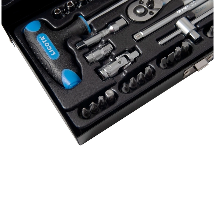 جعبه بکس و بیت 42 پارچه لیکوتا درایو 1/4 اینچ ALT-5008F