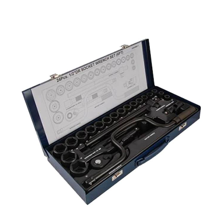 مجموعه 24 عددی آچار بکس مستر تولز مدل AS424MVT