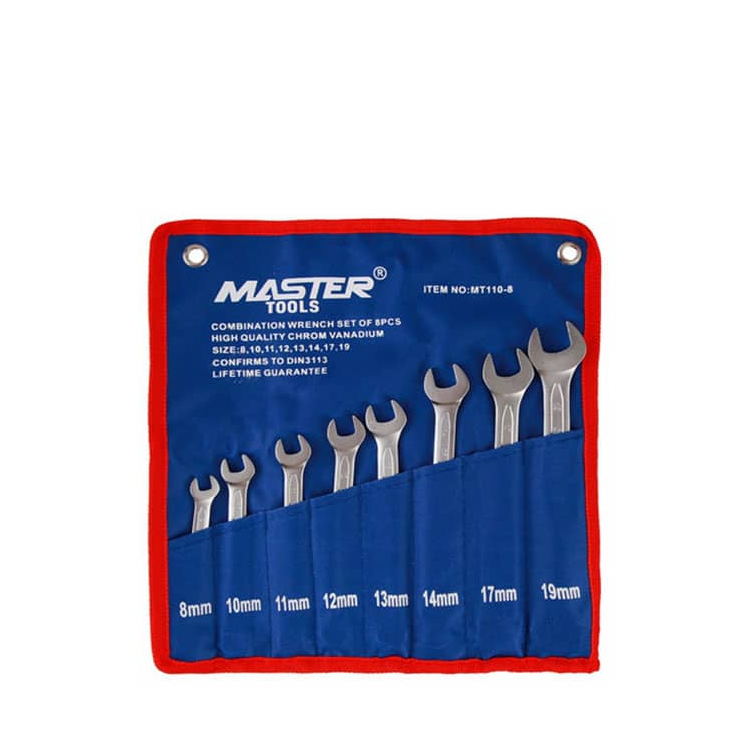 مجموعه 8 عددی آچار یکسر رینگی یکسر تخت مستر تولز مدل MT-110-8