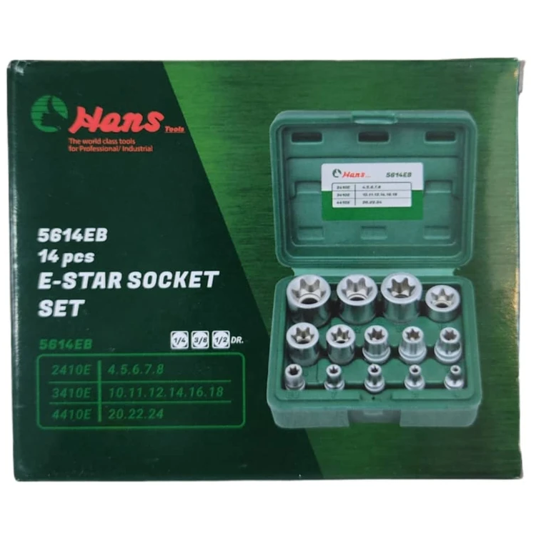 مجموعه 14 عددی بکس ستاره ای هنس مدل 5614EB