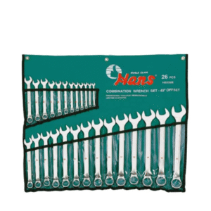 آچار یکسر تخت یکسر رینگی 26 عددی هنس مدل 166326M