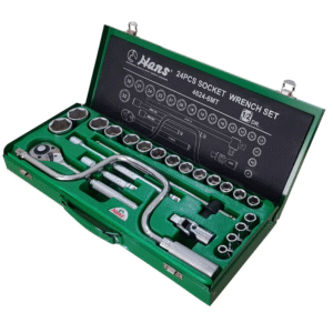 مجموعه 24 عددی آچار بکس هنس مدل 4624-6MT