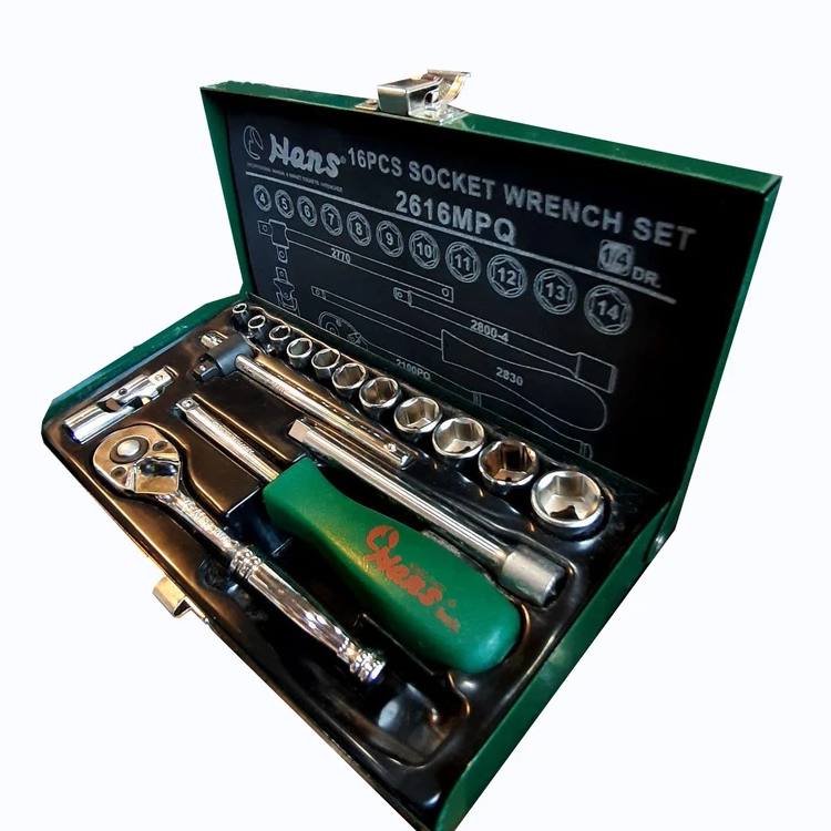مجموعه 16 عددی اچار بکس هنس مدل 2616MPQ