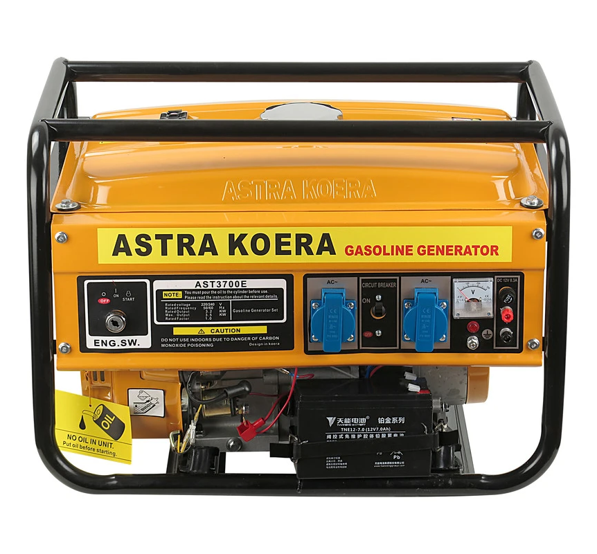 موتور برق بنزینی آسترا مدل استارتی 3kw