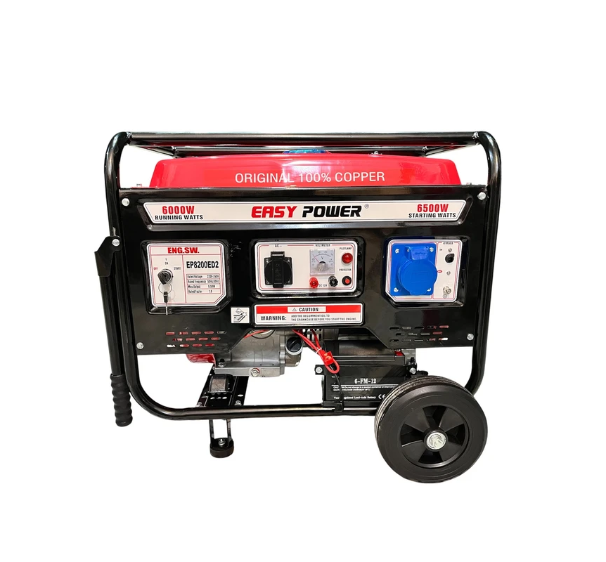 موتور برق بنزینی 15 اسب بخار ایزی پاور مدل EP8200 DE2 6KW