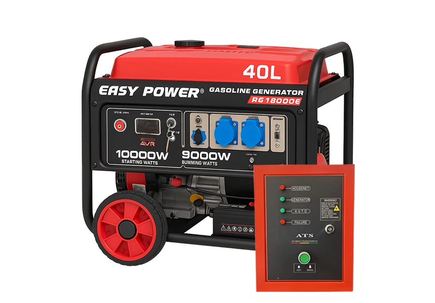 موتور برق بنزینی 18 اسب بخار ایزی پاور مدل RG18000E به همراه تابلو برق ATS