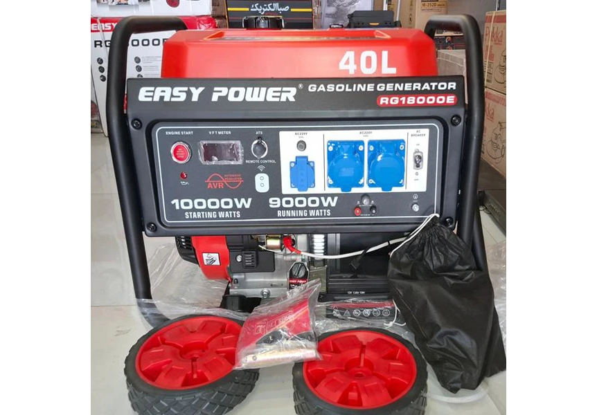 موتور برق بنزینی 18 اسب بخار ایزی پاور مدل RG18000E به همراه تابلو برق ATS