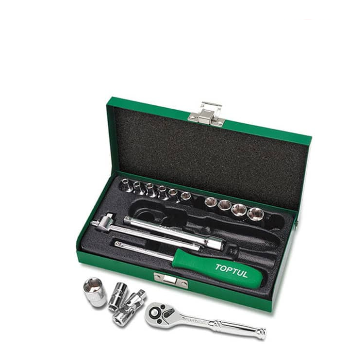 جعبه بکس 17 پارچه هواگیری 1/4 اینچ تاپ تول مدل GCAD1701