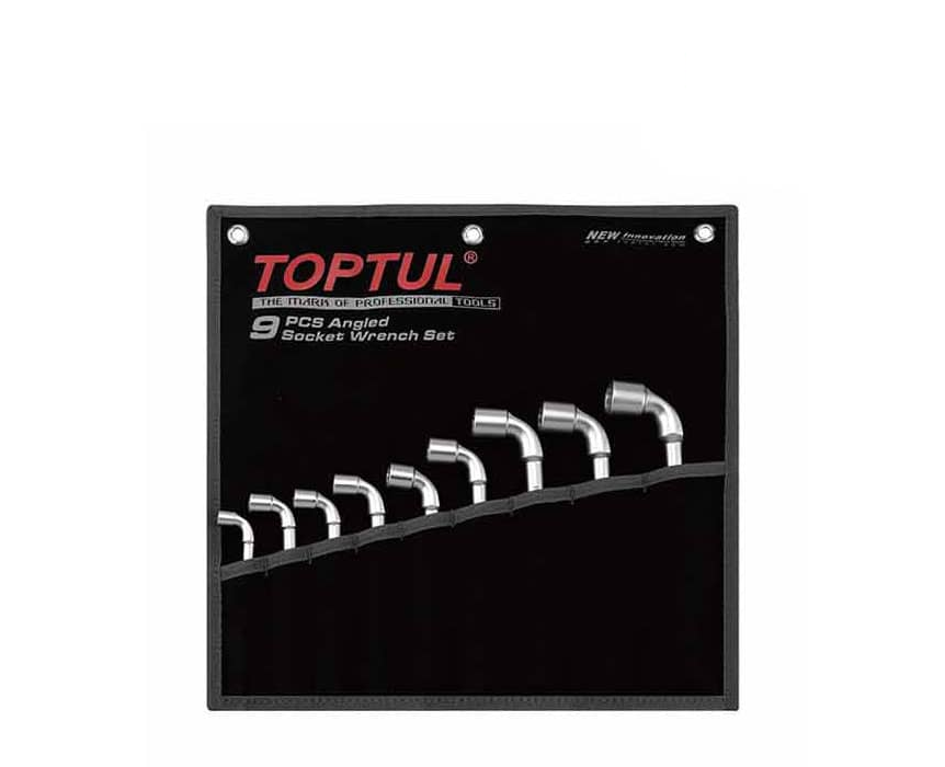 ست آچار دو سر بکس چپقی 9 عددی تاپ تول مدل GPAQ0901