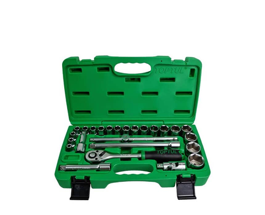 جعبه بکس 25 پارچه 1/2 درایو 6 پر تاپ تول مدل GCAI2503