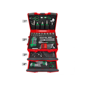 جعبه ابزار 4 طبقه 137 پارچه تاپ تول مدل GCZ-137A