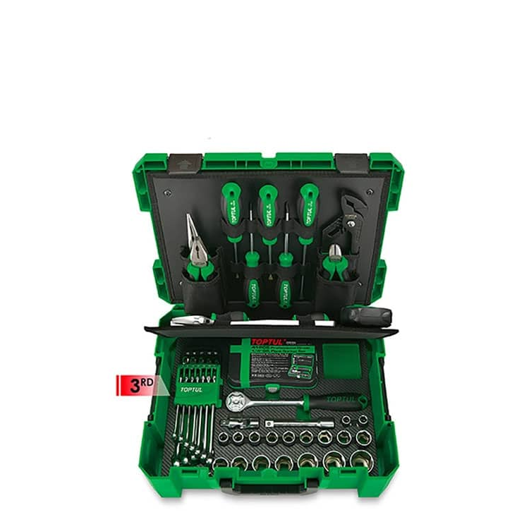 مجموعه 104 عددی ابزار آلات تاپ تول مدل GCZ-104A