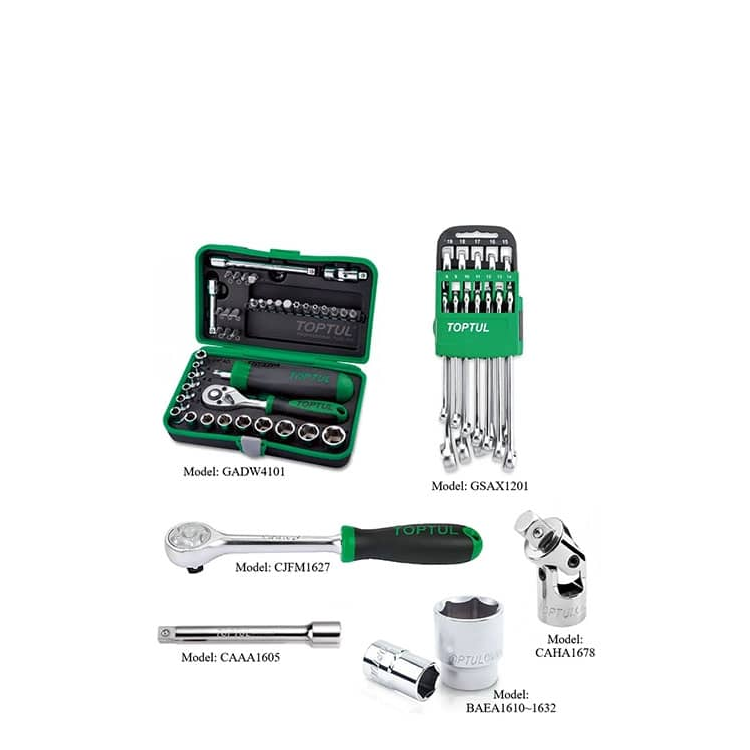 مجموعه 104 عددی ابزار آلات تاپ تول مدل GCZ-104A