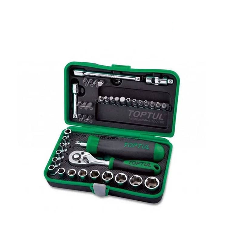 جعبه بکس و بیت 41 پارچه درایو 1/4 تاپ تول مدل GADW4101