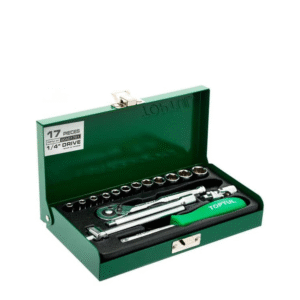 جعبه بکس 17 پارچه هواگیری 1/4 اینچ تاپ تول مدل GCAD1701
