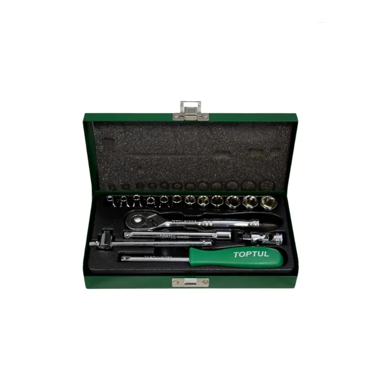 جعبه بکس 17 پارچه هواگیری 1/4 اینچ تاپ تول مدل GCAD1701