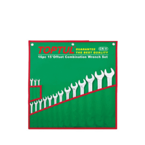 مجموعه 16 عددی آچار یکسر تخت یکسر رینگ اینچی تاپ تول مدل GBAA1604