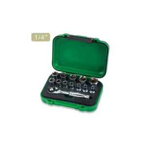 جعبه بکس 13 پارچه 1/4 اینچ تاپ تول + دسته جغجغه مینی مدل GABW1301