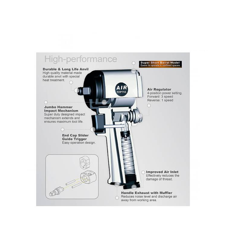 بکس بادی 1/2 اینچ 678 نیوتن(9500) تاپ تول مدل KAAQ1650