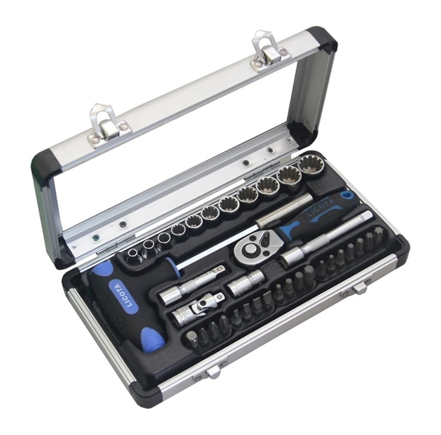 جعبه بکس 36 پارچه لیکوتا درایو 1/4 اینچ ALM-3006