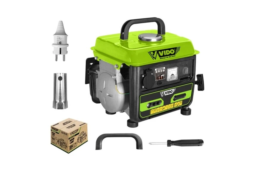 موتور برق بنزینی 800 وات ویدو مدل WD060310800