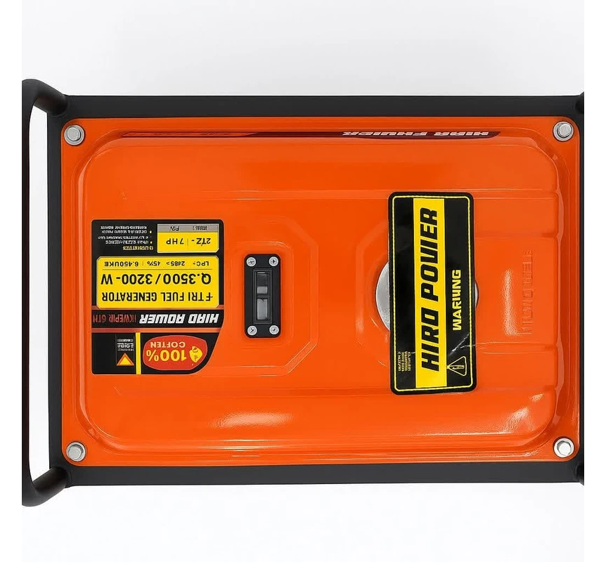 موتور برق گازسوز 7 اسب بخار هیرو پاور مدل km8500+GLN